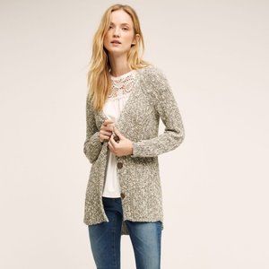 ANTHROPOLOGIE Morgan Marled Button Cardigan S
